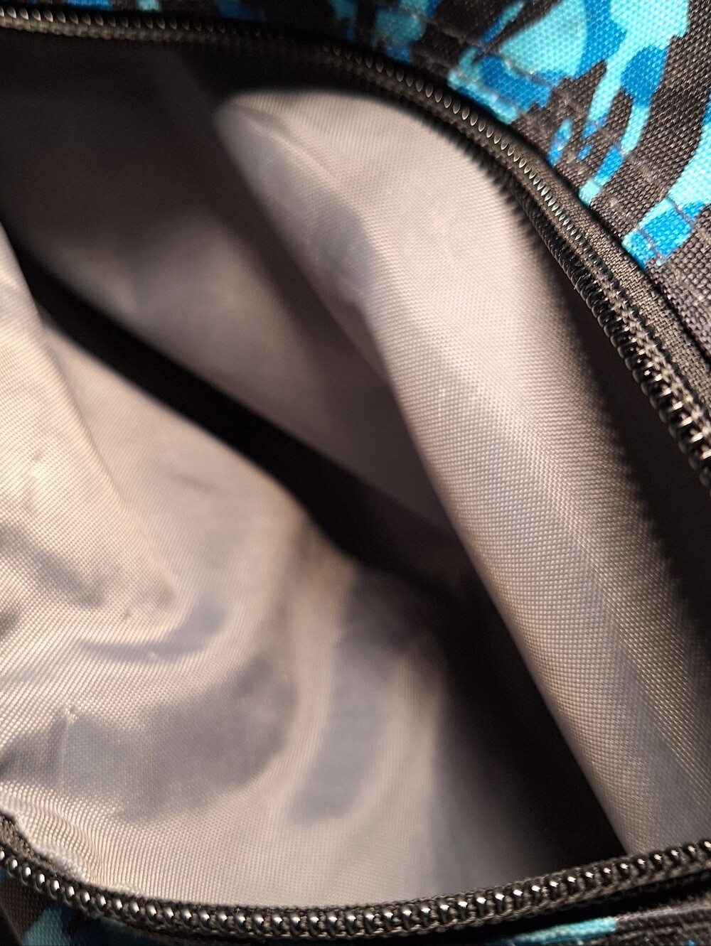Jansport Backpack, Zebra Stripes, Black & Blue - Picture 12 of 16